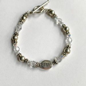 Sterling Silver and Crystal Dream Bracelet